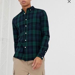 NWT ASOS Plaid Shirt Size XL Tall